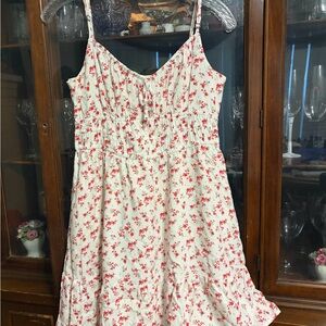 Hollister Floral Spaghetti Strap Dress